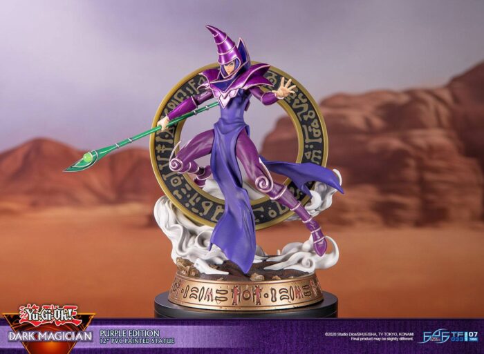 Dark Magician PVC Statue Purple Version 29 Cm - Yu-Gi-Oh!