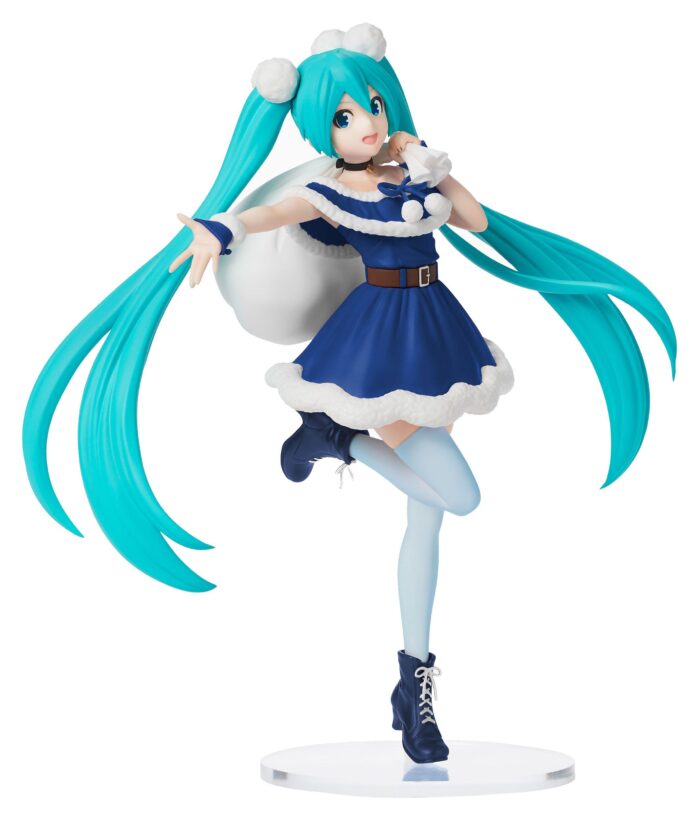 Hatsune Miku SPM PVC Statue 22 cm Christmas 2020 Blue