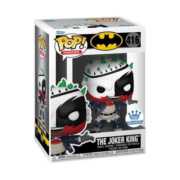 The Joker King Exclusive DC Comics POP! Heroes Vinyl Figure 9 cm
