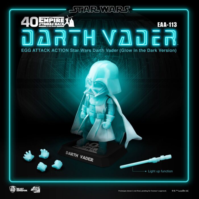 darth vader glow in the dark