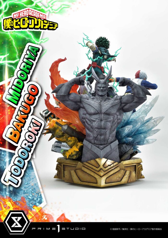 My Hero Academia Statue Midoriya, Bakugo & Todoroki 69 cm