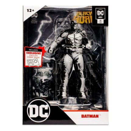 Black Adam Batman Line Art Variant (Gold Label) (SDCC) - DC Direct McFarlane Toys Action Figure 18 cm