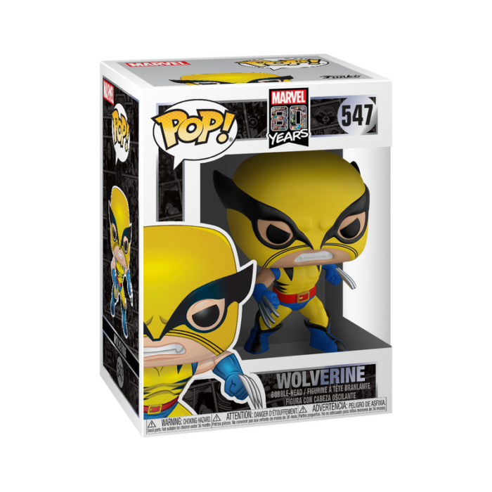 Funko POP! Marvel 80 Years Wolverine First Appearance #547