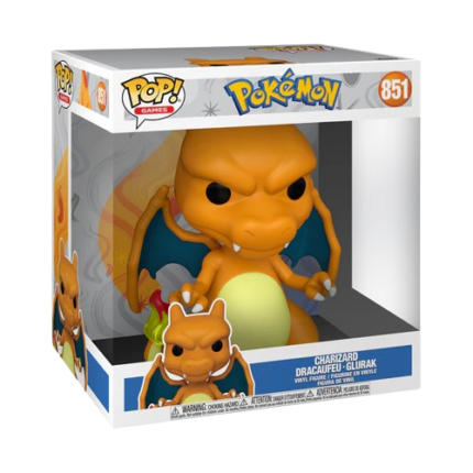 Funko POP! Games Pokémon Charizard Super Sized 25 cm #851